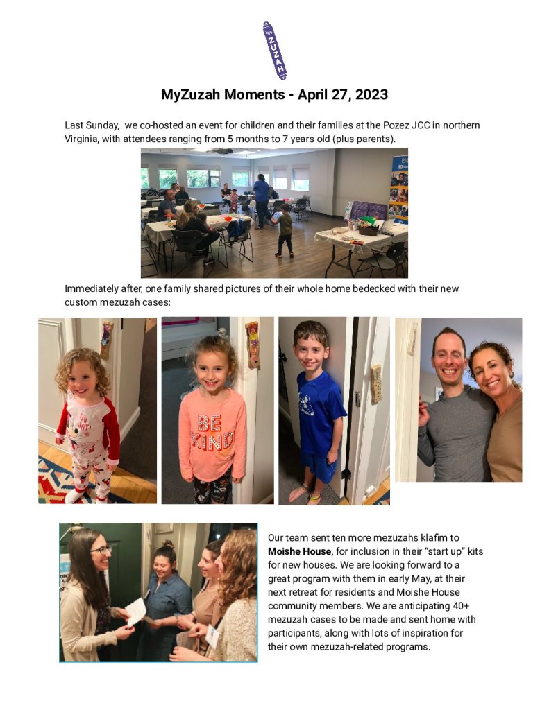 thumbnail of MyZuzah Moments – April 27, 2023